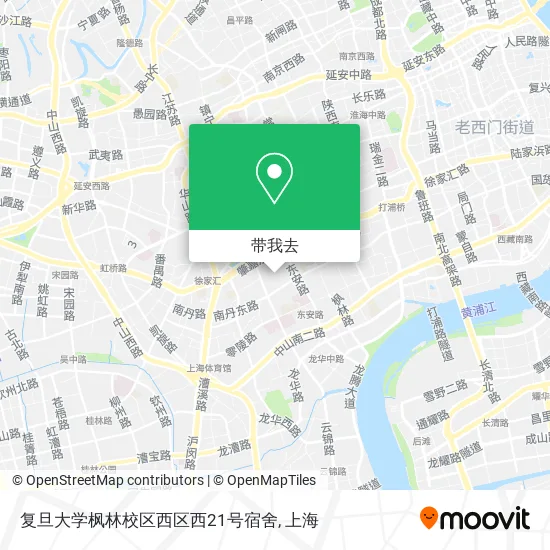 复旦大学枫林校区西区西21号宿舍地图