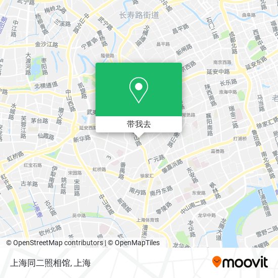 上海同二照相馆地图