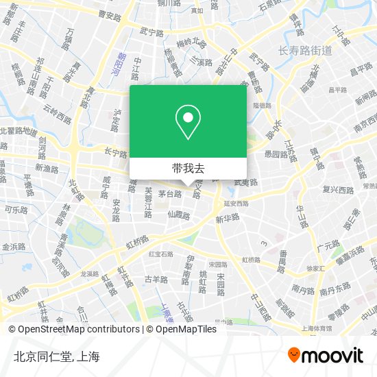 北京同仁堂地图