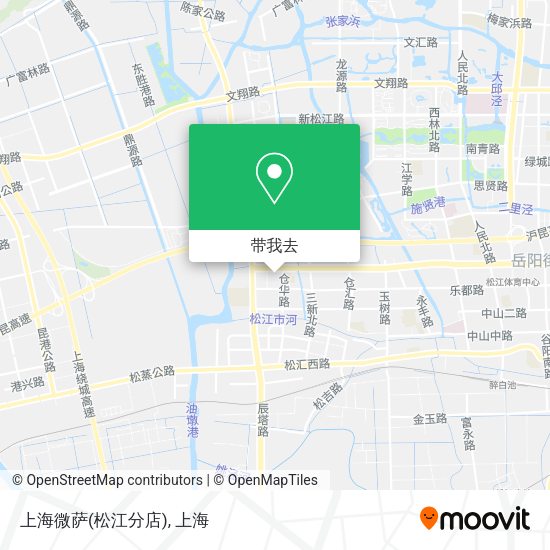 上海微萨(松江分店)地图