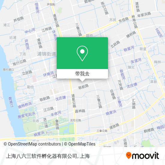 上海八六三软件孵化器有限公司地图