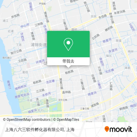 上海八六三软件孵化器有限公司地图