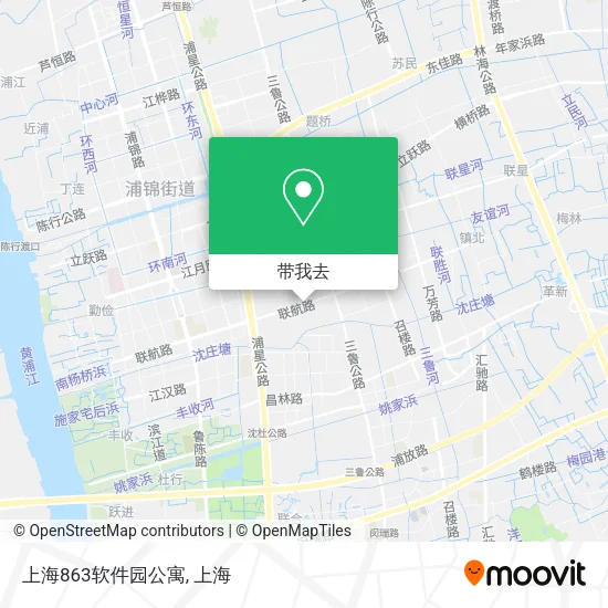 上海863软件园公寓地图