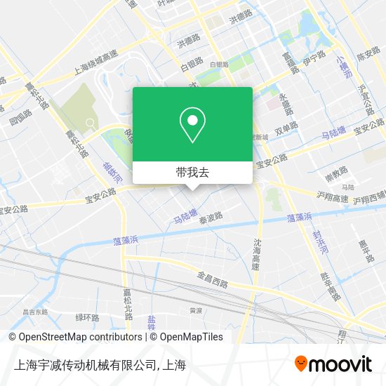 上海宇减传动机械有限公司地图