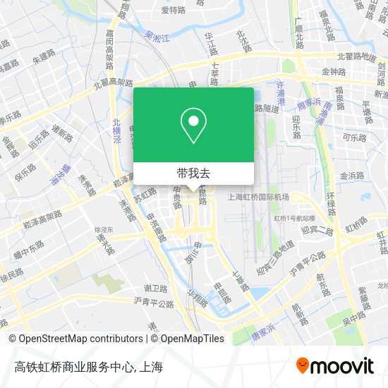 高铁虹桥商业服务中心地图