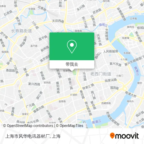 上海市风华电讯器材厂地图