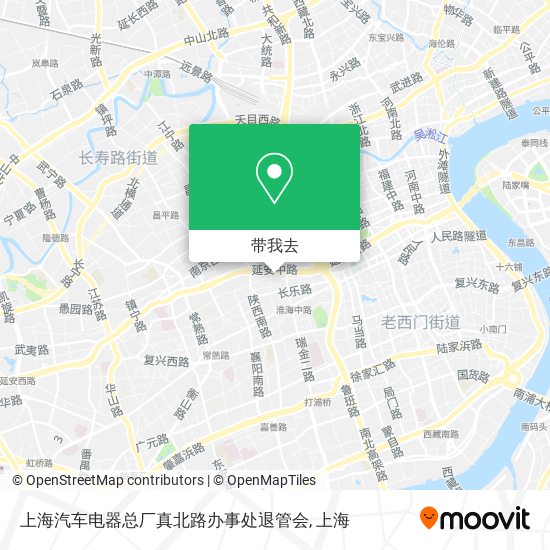 上海汽车电器总厂真北路办事处退管会地图