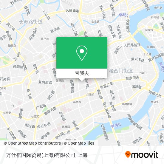 万仕祺国际贸易(上海)有限公司地图
