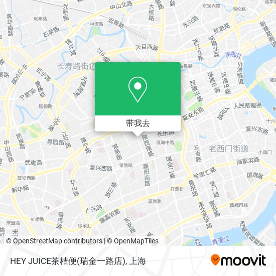 HEY JUICE茶桔便(瑞金一路店)地图