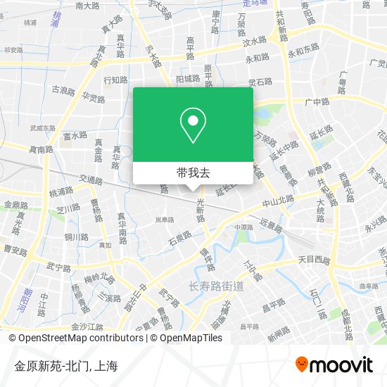 金原新苑-北门地图