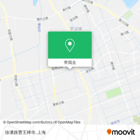 徐潘路曹王禅寺地图