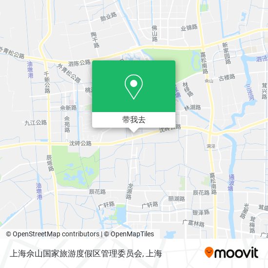 上海佘山国家旅游度假区管理委员会地图