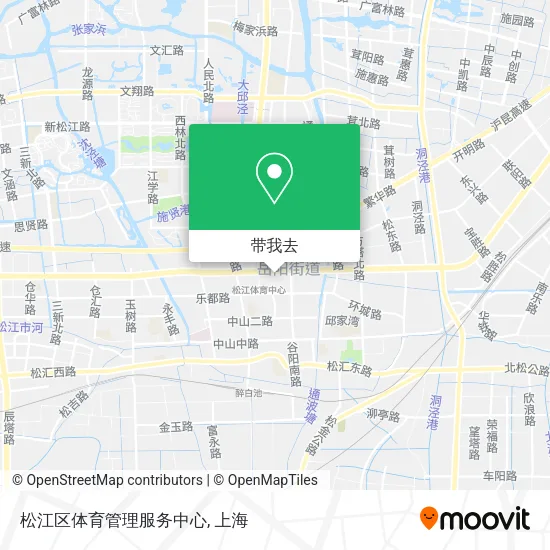 松江区体育管理服务中心地图