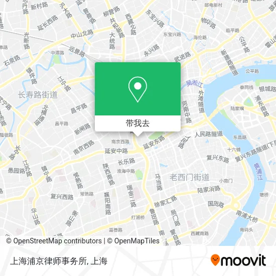 上海浦京律师事务所地图