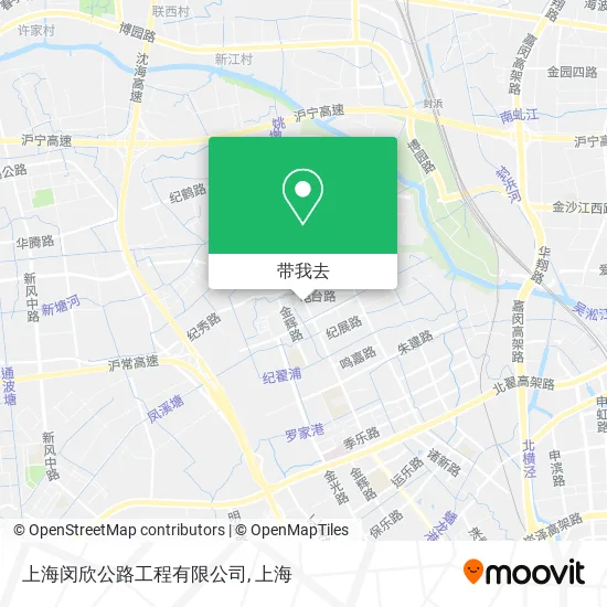 上海闵欣公路工程有限公司地图