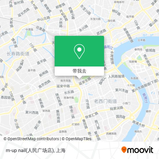m-up nail(人民广场店)地图