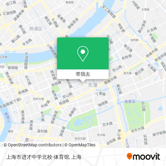 上海市进才中学北校-体育馆地图