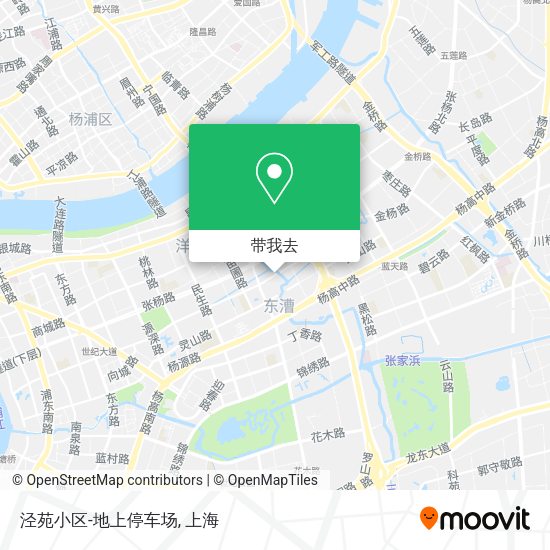 泾苑小区-地上停车场地图