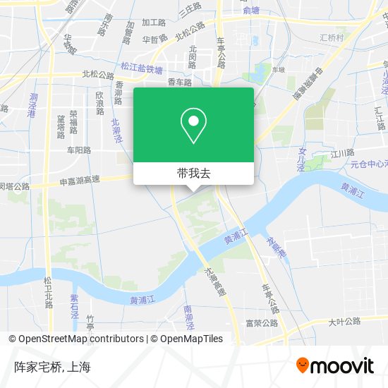 阵家宅桥地图