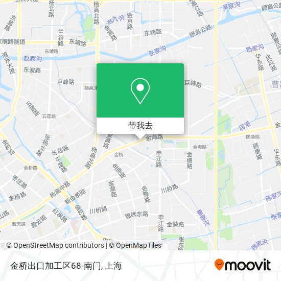金桥出口加工区68-南门地图
