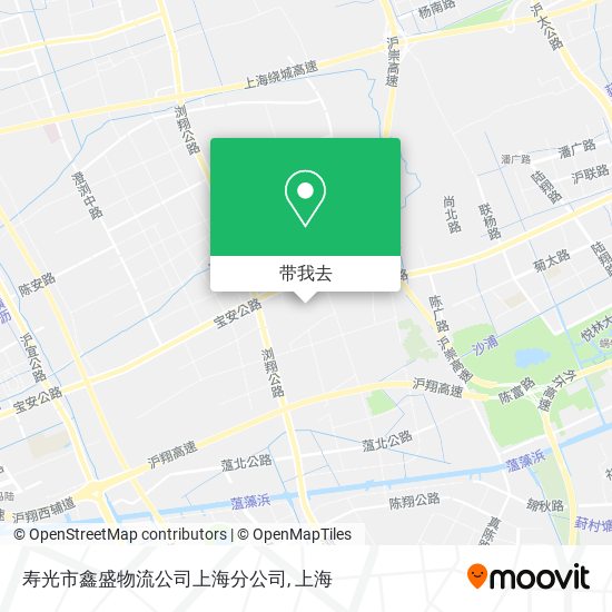 寿光市鑫盛物流公司上海分公司地图