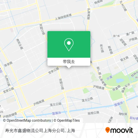 寿光市鑫盛物流公司上海分公司地图