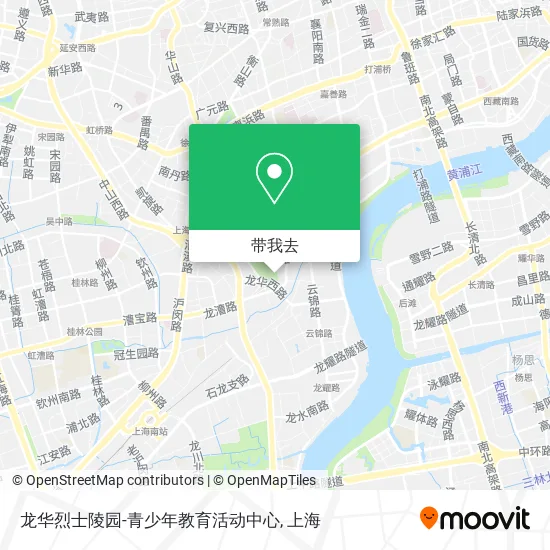 龙华烈士陵园-青少年教育活动中心地图