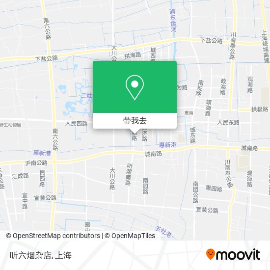 听六烟杂店地图