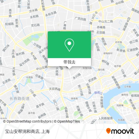 宝山安帮润和商店地图