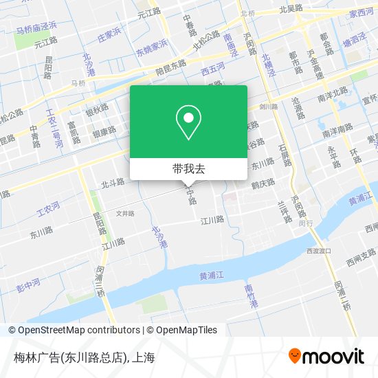 梅林广告(东川路总店)地图