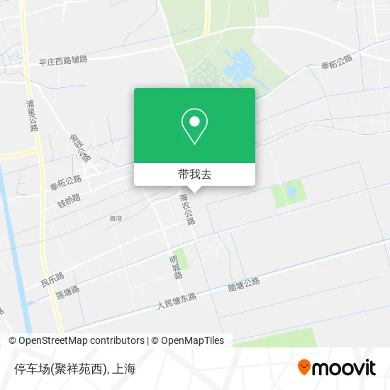 停车场(聚祥苑西)地图
