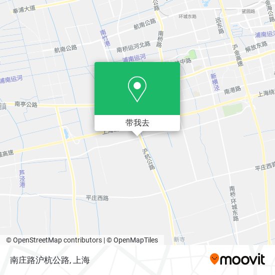 南庄路沪杭公路地图