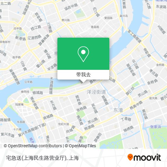 宅急送(上海民生路营业厅)地图