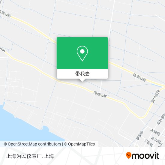 上海为民仪表厂地图