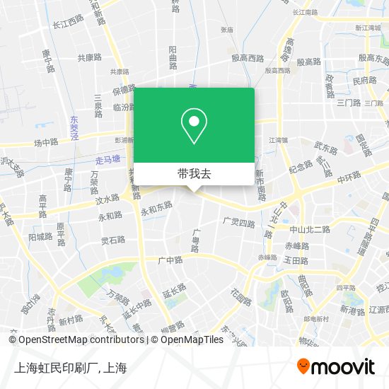 上海虹民印刷厂地图