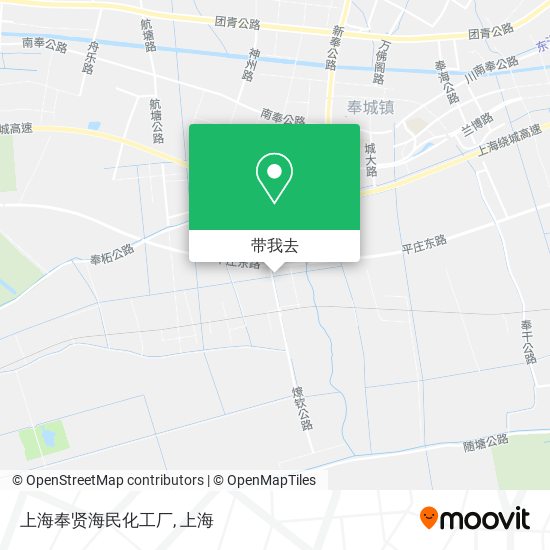 上海奉贤海民化工厂地图