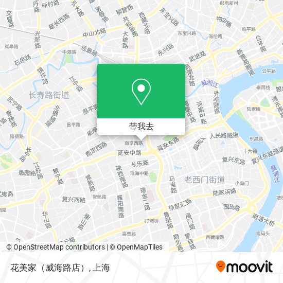 花美家（威海路店）地图