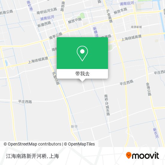 江海南路新开河桥地图