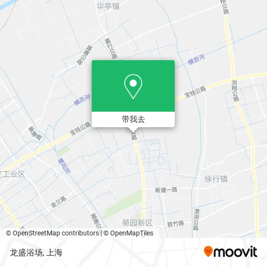 龙盛浴场地图