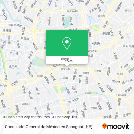 Consulado General de México en Shanghái地图