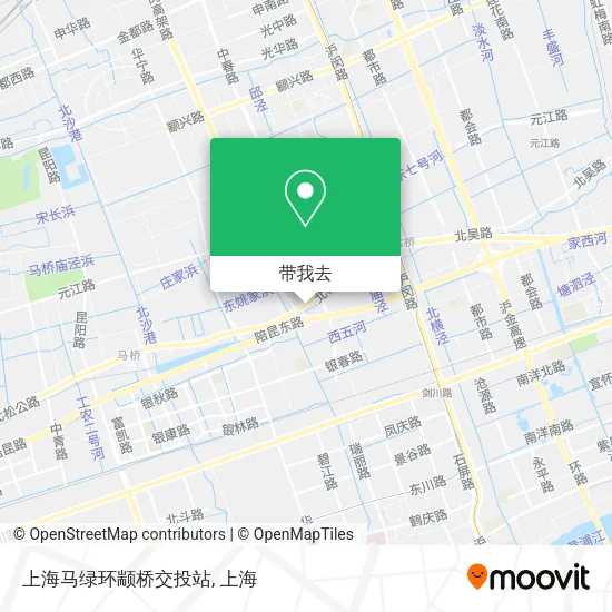 上海马绿环颛桥交投站地图