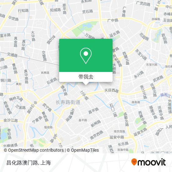 昌化路澳门路地图