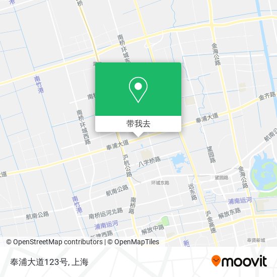 奉浦大道123号地图