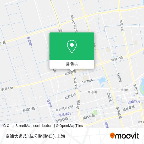 奉浦大道/沪杭公路(路口)地图