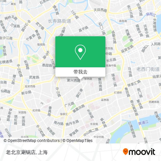 老北京涮锅店地图