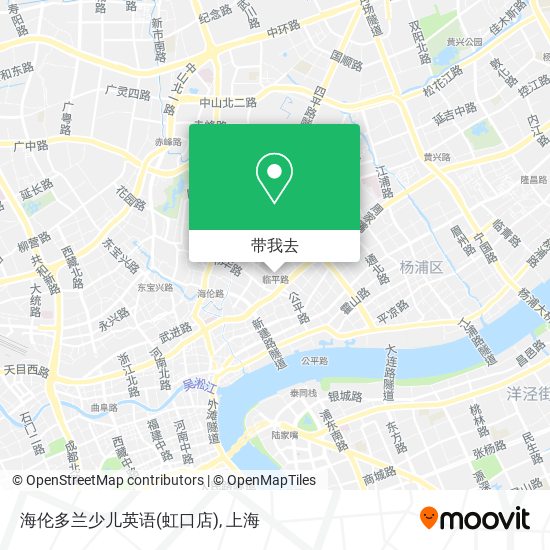 海伦多兰少儿英语(虹口店)地图