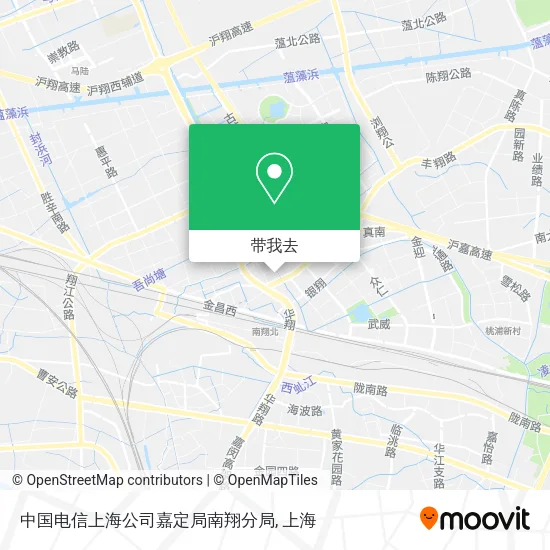 中国电信上海公司嘉定局南翔分局地图