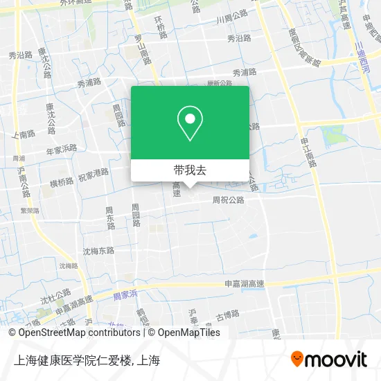 上海健康医学院仁爱楼地图