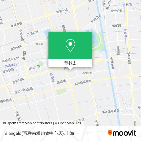 s.angelo(百联南桥购物中心店)地图