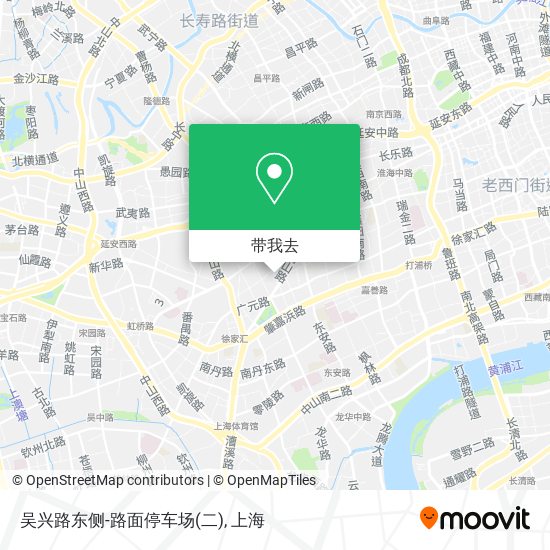 吴兴路东侧-路面停车场(二)地图